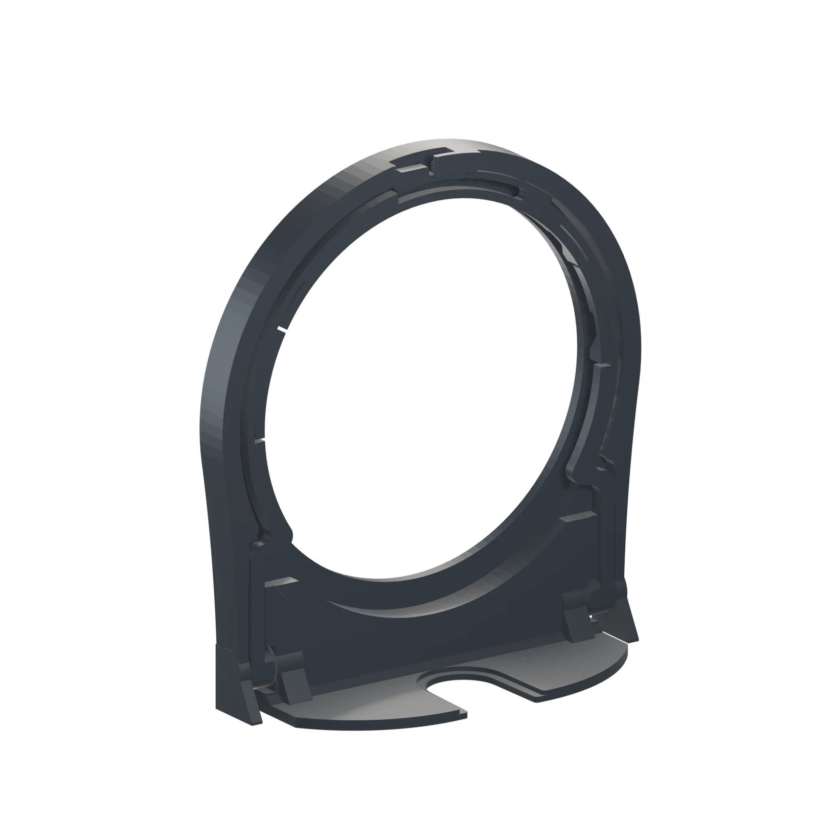 Back of the frame with its attached back closed