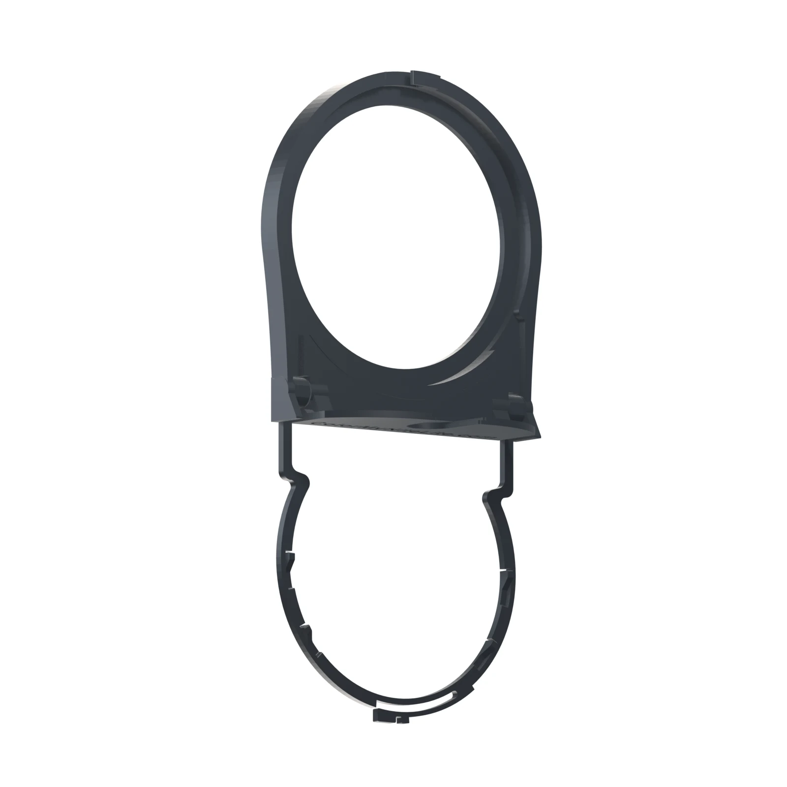 Back of the frame with its attached back open